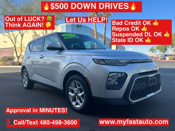 2021 Kia Soul GT-Line for $0 Build Credit, Poor Credit,