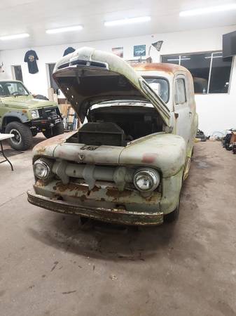 1951 Ford F1 Panel Truck for $0 Build Credit, Poor