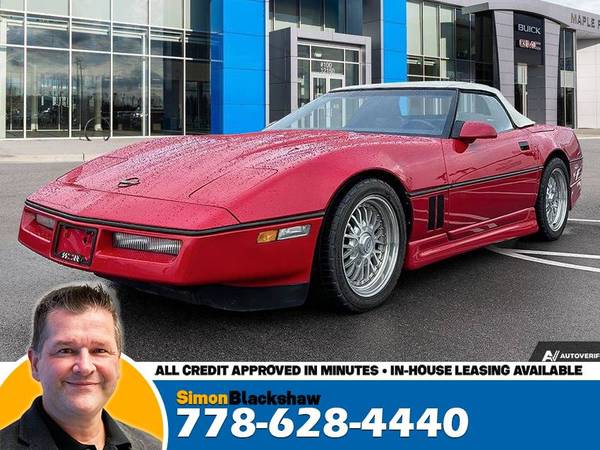 1986 Chevrolet Corvette Standard Convertible for $0 Build Credit, Poor