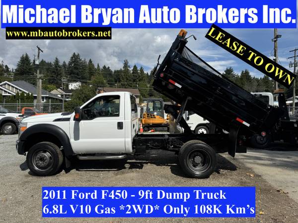 2011 Ford F450 9FT Dump Truck 6.8L V10 Gas 2WD