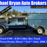 2011 Ford F550 Utility Box Truck Diesel 4x4 for $0