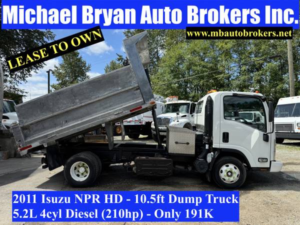 2011 Isuzu NPR HD 10.5FT Dump Truck for $0 Build