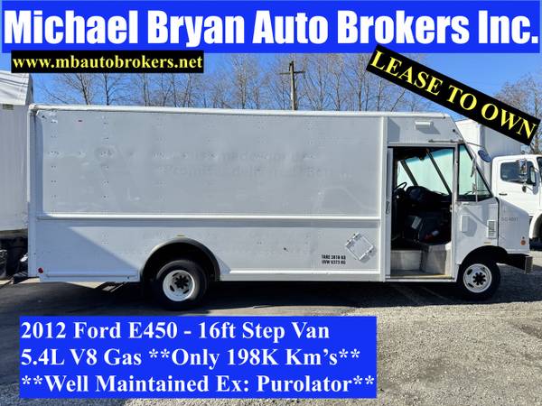 2012 Ford E450 16ft Step Van Aluminum Body V8 Gas