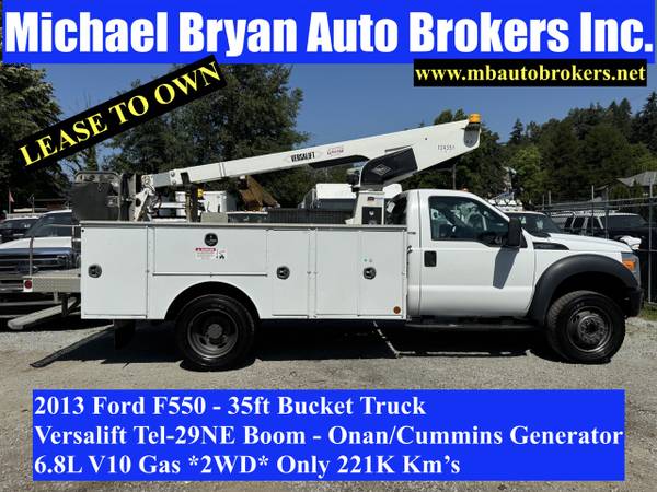 2013 Ford F550 35ft Bucket Truck EX: Telus Well Maintained