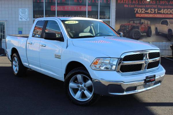 2013 Ram 1500 Quad Cab SLT for $0 Build Credit,