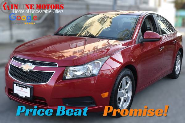 2014 Chevrolet Cruze 2LT for $0 Build Credit, Poor Credit,