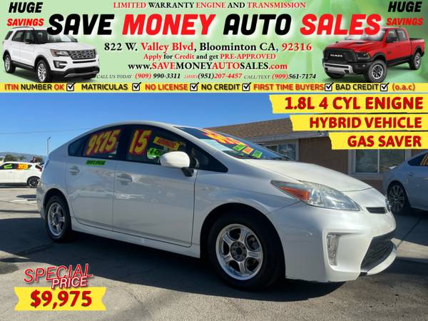 2015 Toyota Prius Hybrid Trim for $0 Build Credit, Poor