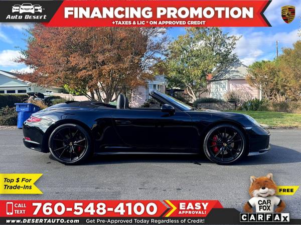 2017 Porsche 911 Carrera 4S - $1,980/mo! Easy Financing! for