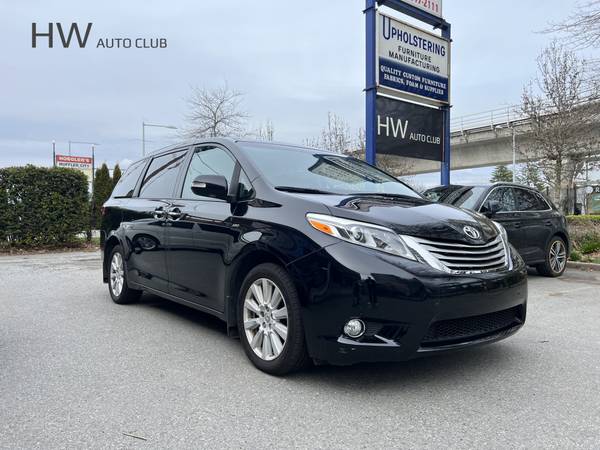 2017 Toyota Sienna Limited 7-Pass AWD for $0 Build Credit,