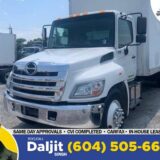 2018 Hino 268A Dry Box with Power Tuck Tailgate for