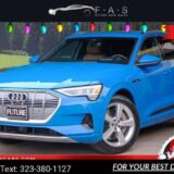 2019 Audi e-tron Prestige SUV in Antigua Blue Metallic for