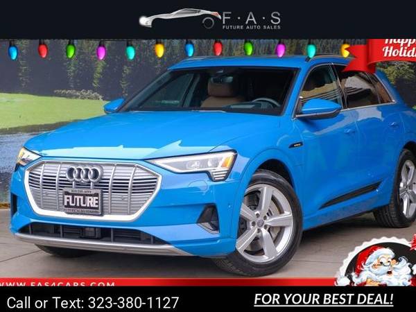 2019 Audi e-tron Prestige SUV in Antigua Blue Metallic for