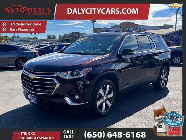 2020 Chevrolet Traverse LT for $0 Build Credit, Poor Credit,