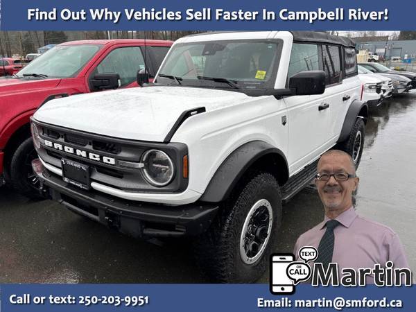 2021 Ford Bronco Big Bend Sasquatch 4 Door Soft Top