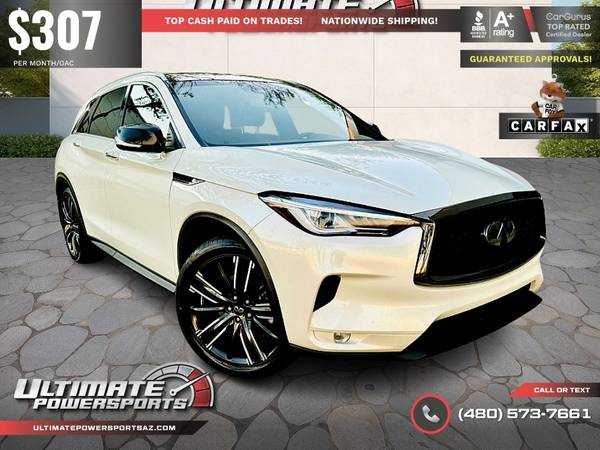 2021 INFINITI QX50 LUXE for $0 Build Credit, Poor Credit,