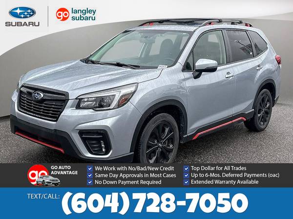 2021 Subaru Forester Sport for $0 Build Credit, Poor Credit,