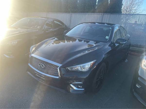 2023 Infiniti Q50 Luxe AWD for $0 Build Credit, Poor