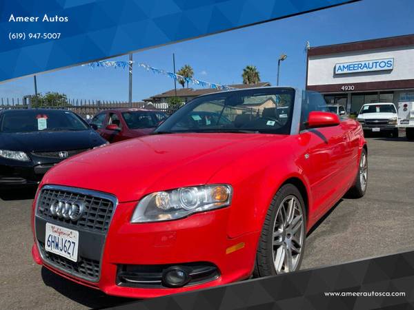 2009 Audi A4 2.0T quattro Convertible for $0 Build Credit,