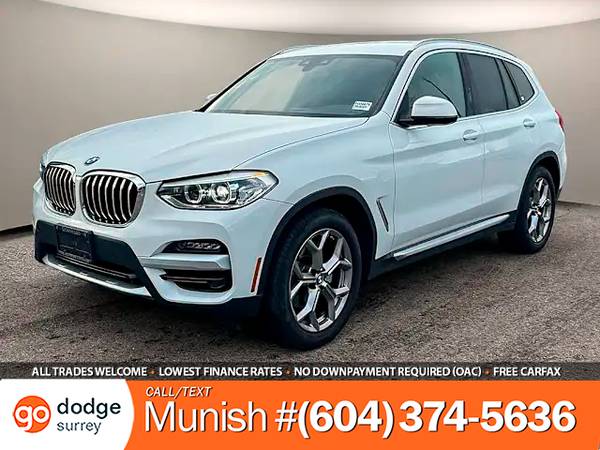 2021 BMW X3 xDrive30i for $0 Build Credit, Poor Credit,