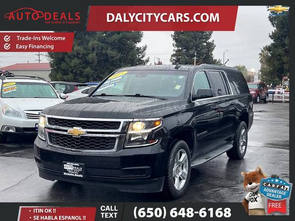 2015 Chevrolet Suburban LT for $0 Build Credit, Poor Credit,