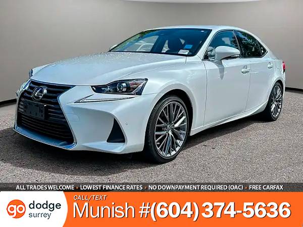 2020 Lexus IS 300 AWD for $0 Build Credit, Poor