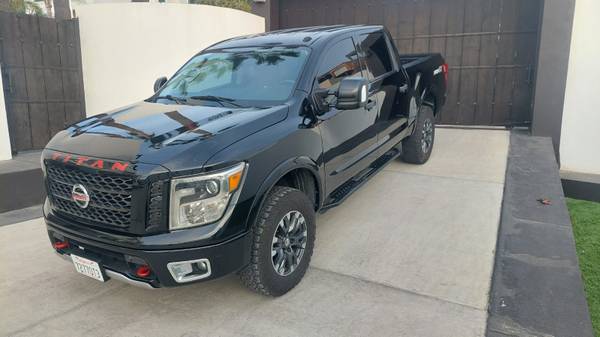 2018 Nissan Titan PRO-4X 4x4 for $0 Build Credit, Poor