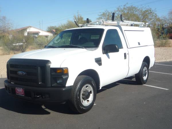 2008 Ford F250 Reg Cab Long Bed Work Truck Utility