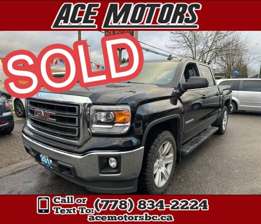 2015 GMC Sierra 1500 SLE Crew Cab 4WD for $0