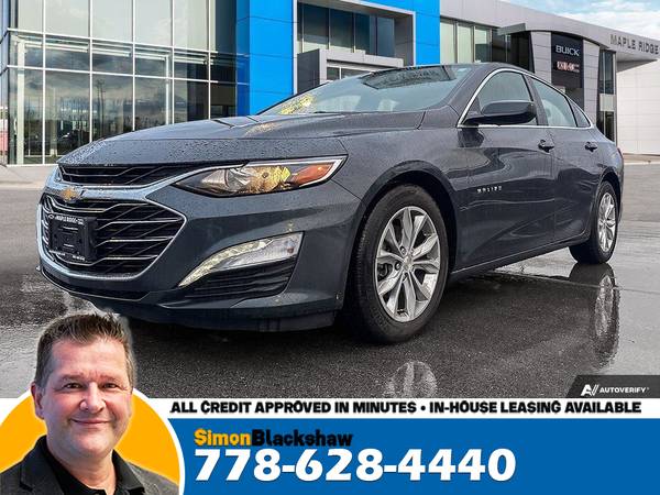 2021 Chevrolet Malibu LT Sedan 1.5L Turbocharged Mosaic Black for