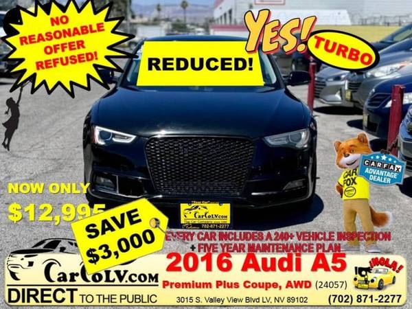 2016 Audi A5 2.0T quattro Premium Plus for $0 Build