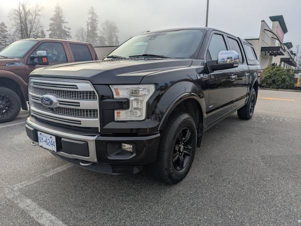 2016 Ford F-150 Platinum Black on Black for $0 Build