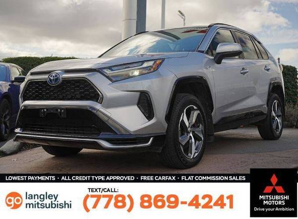 2023 Toyota RAV4 Prime SE for $0 Build Credit, Poor