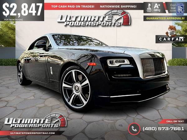 2019 Rolls Royce Wraith Starlight for $0 Build Credit, Poor