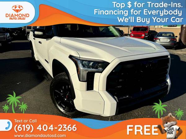 2023 Toyota Tundra SR5 4x2 CrewMax for $0 Build Credit,