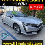 2019 Honda Clarity 1 Owner Silver Super Clean for $0