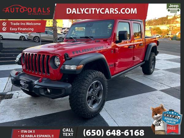 2020 Jeep Gladiator Rubicon 4D Pickup for $0 Build Credit,