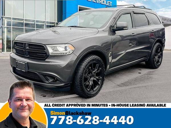 2016 Dodge Durango Limited AWD for $0 Build Credit, Poor