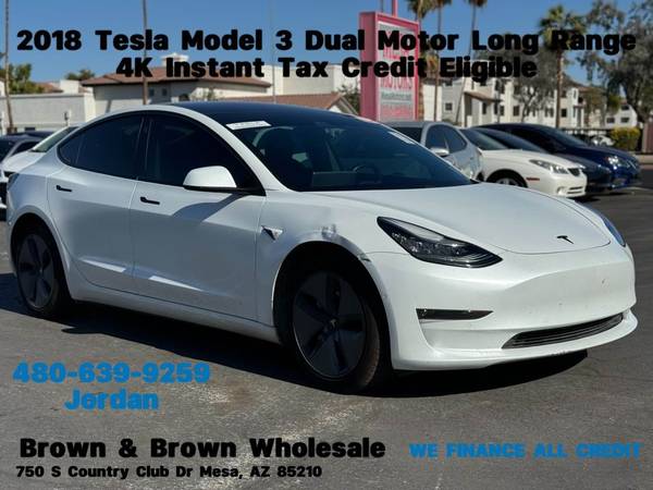 2018 Tesla Model 3 Long Range for $0 Build Credit,