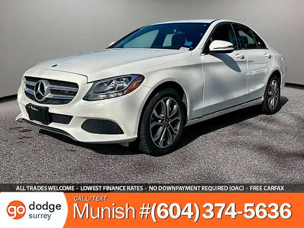 2017 Mercedes-Benz C300 4MATIC Sedan for $0 Build Credit, Poor