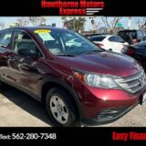 2014 Honda CR-V LX SUV Maroon for $0 Build Credit,