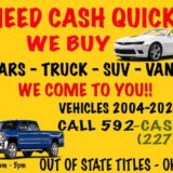 2004-2024 Vehicle Buyback – Hassle-Free Cash Offer for $0 Build