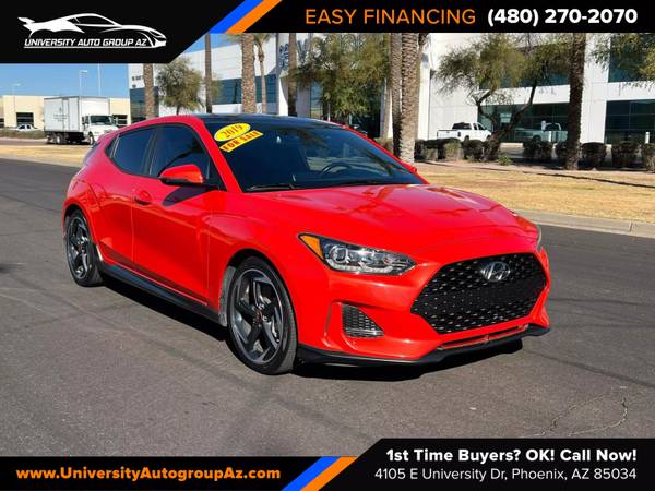 2019 Hyundai Veloster Turbo for $0 Build Credit, Poor Credit,