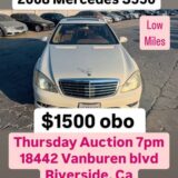 2023 Model Trim Thursday Auctions 7:00 PM (Opens 5:30 PM)