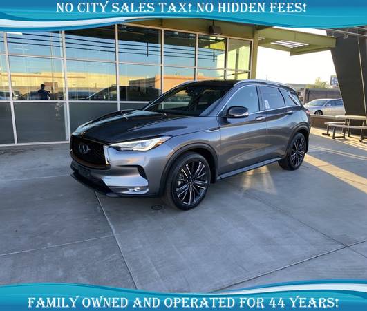 2022 Infiniti QX50 Essential for $0 Build Credit, Poor Credit,