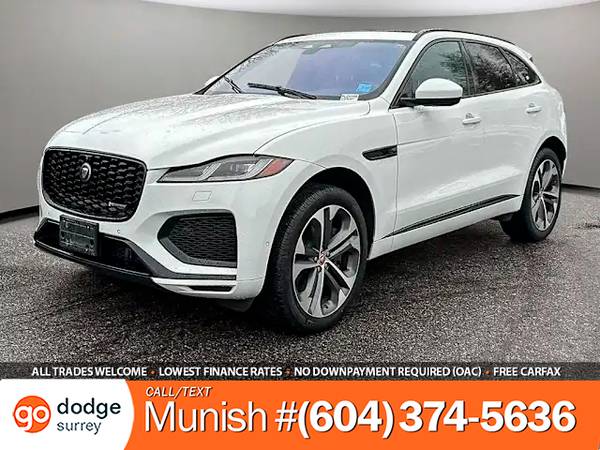 2021 Jaguar F-PACE P400 R-Dynamic S Auto SUV: 1 Owner,