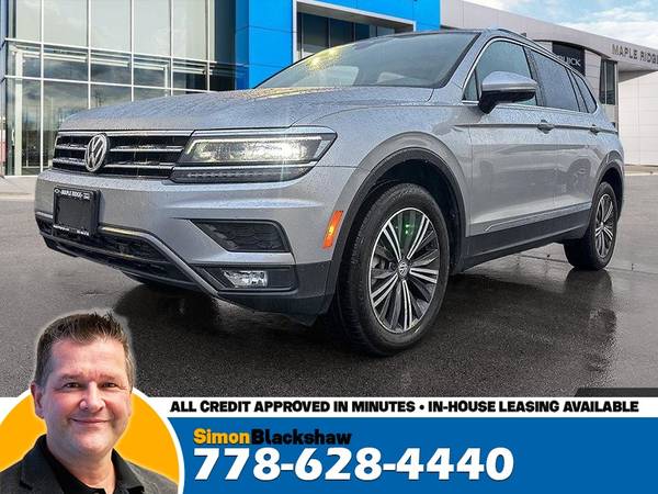 2019 Volkswagen Tiguan Highline 2.0L Turbo 1-Owner Leather Seats for