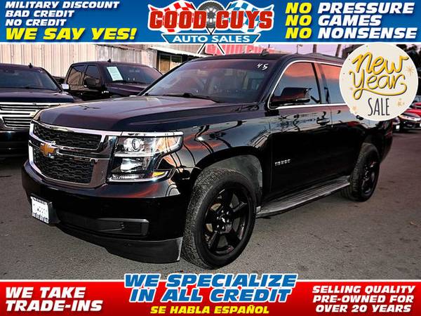 2015 Chevrolet Tahoe LT for $0 Build Credit, Poor Credit,