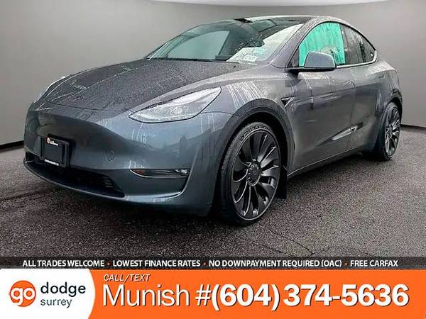 2023 Tesla Model Y Performance AWD for $0 Build Credit,