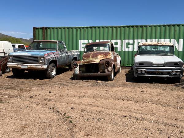 1954-1961 Chevy Short Bed Trucks with Titles for $0 Build