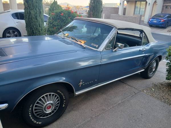 1967 Ford Mustang Convertible V8-289 for $0 Build Credit, Poor